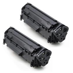 HP CB436A Compatible Black Toner Cartridges (Set of 2)