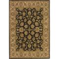 Handmade Alexa Antiquities Brown Oriental Persian Wool Rug (8' x 10')