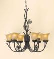 Alpine 6-light Bronze Chandelier