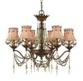 Tiara 6-light Gold Chandelier