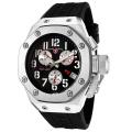 Swiss Legend Men's 'Trimix Diver' Black Rubber Chronograph Watch