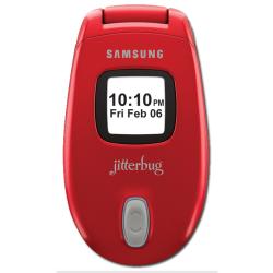 Samsung Jitterbug J SPH-A310 CDMA Red Cell Phone