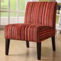 Dcor Red Stripe Lounge Chair