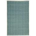 Handmade Thom Filicia Ackerman Summer Blue Indoor/ Outdoor Rug (4' x 6')