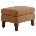 Estonia Peat Microfiber Ottoman