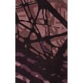 Handmade Alexa Pino Ice Glacier Pattern Plum/ Purple Rug (5' x 8')