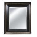 Rectangular Framed Rustic Espresso Wall Mirror