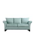 Provant Flared-arm Sky Blue Microfiber Sofa