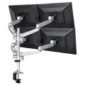 Cotytech Four Monitor Desk Mount Spring Arm Quick Release/ Connect