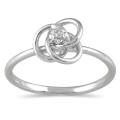 10k White Gold Diamond Promise Ring