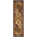 Handmade Heritage Bakhtiari Multi/ Red Wool Runner (2'3 x 14')
