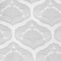 White on White Shell Jacquard Tablecloth 95 inch