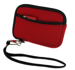 rooCase SLV2 Red Neoprene Sleeve Case for Canon Digital Camera
