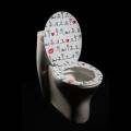 Dancing Frogs Designer Melamine Toilet Seat Cover