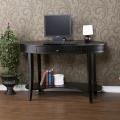 Belmont Ebony Oval Desk