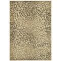 Paradise Leopard Cream Viscose Rug (2'7 x 4')