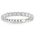 18k White Gold 2ct TDW Diamond Eternity Ring (G-H, SI1-SI2)
