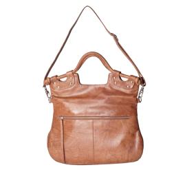ILI Medium Leather Fold-over Tote