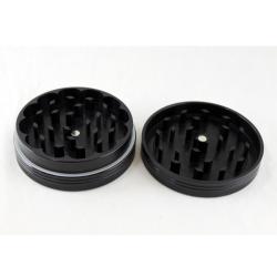 Space Case Black 2-piece Medium Grinder 