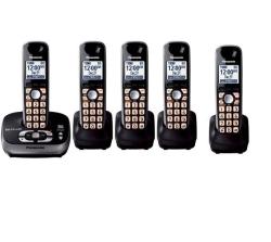 Panasonic DECT 6.0 Plus Black Cordless Phone (Refurbished)