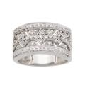 Sterling Silver 1/4ct TDW Diamond Fashion Ring (I-J, I2-I3)