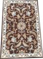 Indo Tibetan Hand-tufted Brown / Ivory Wool Rug (3.3 x 5.3)