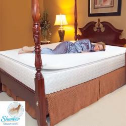 Slumber Solutions 1" Memory Foam Mattress Topper (Various Sizes) $19.99