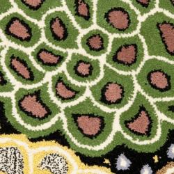 Handmade Soho Expand Black/ Multi New Zealand Wool Rug (2' x 3')