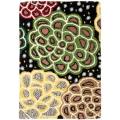 Handmade Soho Expand Black/ Multi New Zealand Wool Rug (2' x 3')