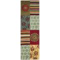 Handmade Soho Patchwork Multi New Zealand Wool Runner (2'6 x 8')