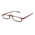 NVU Eyewear Women's Brighton Orange Stripe Reading Glasses
