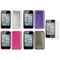 Premium Apple iPod Touch 4th Generation Diamond TPU Case with Screen Protector