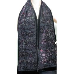 Symphony Designs Velvet Burnout 3-piece Scarf Set 