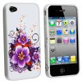 Flower TPU Rubber Case for Apple iPhone 4
