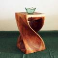 Free connected articles on Walnut Jasper desk Monkey Pod Wood Walnut Oil-finished Twist Stool (Thailand)