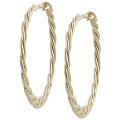 Goldfill 24-mm Braided Hoop Earrings