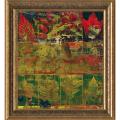 Douglas 'Leaves in a Row I' Embellished Framed Art Print