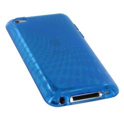 rooCASE Blue Wave Skin Case for iPod Touch 4th Generation