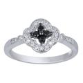 10k White Gold 1/4ct TDW Diamond Fashion Ring (I-J, I2)