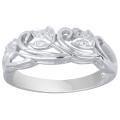 Sterling Silver 1/10ct TDW Diamond Fashion Ring (H-I, I3)