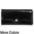 M Collection Women's 'Veronica' Diamond Quilt Clutch