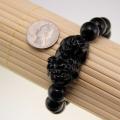 Black Glass Large Blessing Bracelet (China)