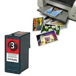 Pack of 2 Lexmark 3 Black Ink and Matte Photo Paper (Remanufactured)