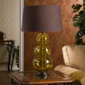 Denmark 1-light Amber Polka Dot Table Lamp
