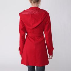 Ci Sono by Adi Junior's Hooded Belted Coat
