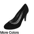 Anne Michelle by Journee Women's 'Boutique-01' Faux Suede Pumps