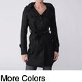 Ci Sono by Adi Junior's Hooded Belted Coat