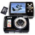 SVP Cybersnap 901 9MP 2.4-inch LCD Black Digital Camera/ Video Recorder with Micro SD 8GB