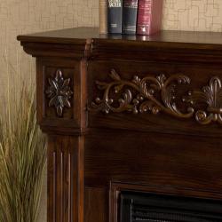 Wellington Espresso Electric Fireplace