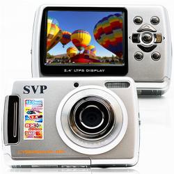 SVP Cybersnap 901 9MP 2.4-inch LCD Silver Digital Camera/ Video Recorder